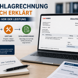 Abschlagrechnung Lexware Anzahlungsrechnung Beispiel Zahlung vor Leistung Abschlagrechnung Lexware Anzahlungsrechnung Beispiel Zahlung vor Leistung