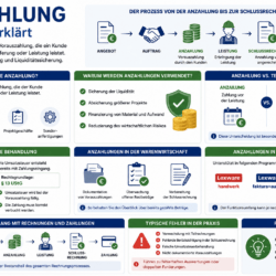 Anzahlung einfach erklärt Vorauszahlung Schlussrechnung Warenwirtschaft Anzahlung einfach erklärt Vorauszahlung Schlussrechnung Warenwirtschaft