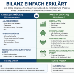 Bilanz einfach erklärt mit Aktiva und Passiva Bilanz einfach erklärt mit Aktiva und Passiva