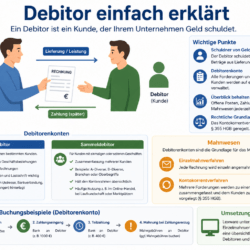 Debitor einfach erklärt Kunde Forderung Buchhaltung Beispiel Debitor einfach erklärt Kunde Forderung Buchhaltung Beispiel