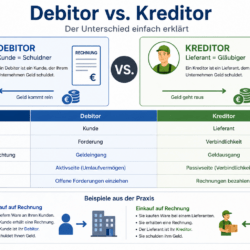 Debitor Kreditor Unterschied einfach erklärt Vergleich Tabelle Debitor Kreditor Unterschied einfach erklärt Vergleich Tabelle