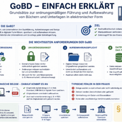 Grundsätze ordnungsgemäßer Buchführung (GoBD) einfach erklärt Grundsätze ordnungsgemäßer Buchführung (GoBD) einfach erklärt