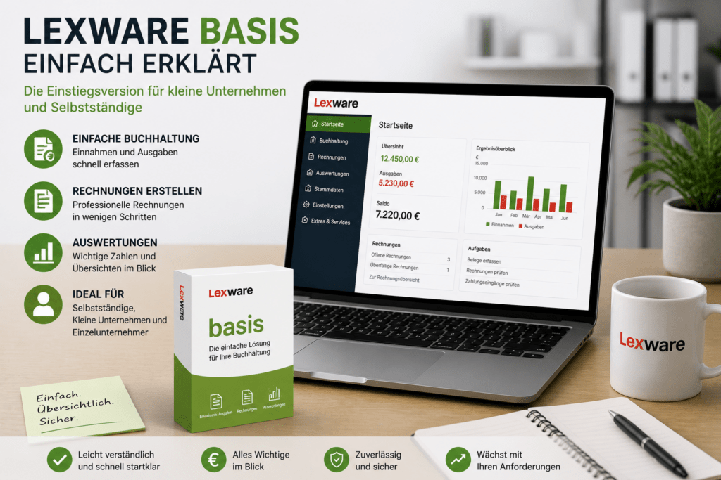 Lexware Desktop Version Lexware basis einfach erklärt | Funktionen & Einsatz